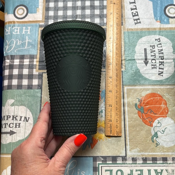 Starbuck Dark Green Studded Tumbler 16oz - Picture 5 of 6